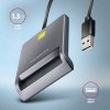 AXAGON CRE-SM3T Czytnik kart identyfikacyjnych USB, 1.3m kabel