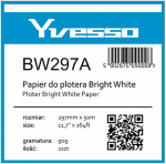 Papier w roli do plotera Yvesso BrightWhite 297x50m 90g BW297A ( 297x50 90g )