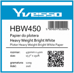 Papier w roli do plotera Yvesso Heavyweight Brightwhite 450X40m 120g HBW450