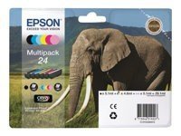 Epson Wkład atramentowy/24s Elephant Multi 6clrs RS