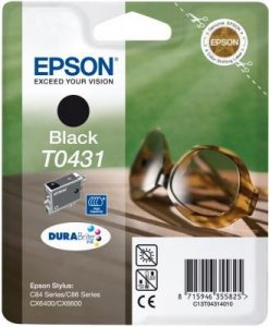 Wkład czarny hi-capacity do Epson Stylus C84 T0431