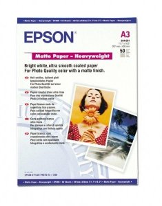 Papier Epson Matowy A3 Heavy Weight (50 ark.), 167g/m2 S041261