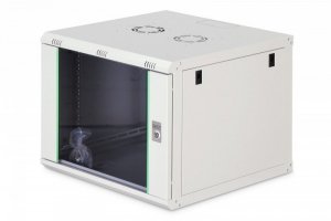 Digitus Szafa sieciowa wisząca Dynamic 19 9U rack 474x600x600mm, drzwi szyba, szara, niezłożona, 60kg