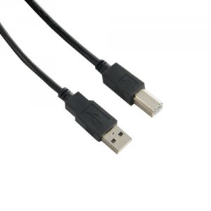 4world Kabel USB 2.0 | A-B M/M | 5m | ferryt | czarny