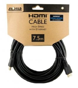 4world Kabel HDMI High Speed z Ethernetem  (v1.4), 7.5m