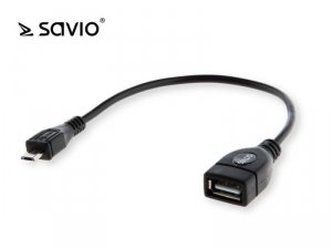 Elmak Adapter OTG USB AF - micro USB BM SAVIO CL-59