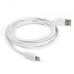 OWC NewerTech certyfikowany kabel Lightning USB 2.0m MFi biały