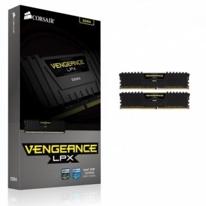 Corsair DDR4 Vengeance LPX 16GB/2666(2*8GB) CL16-18-18-35 BLACK 1,20V                                                           