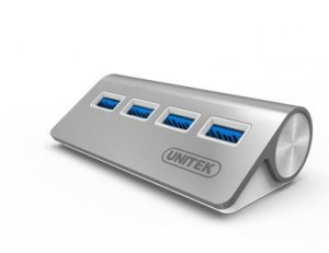 Unitek Hub 4x USB 3.0 ALUMINIOWY; Y-3186