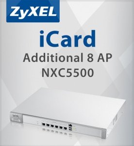 Zyxel Licencja E-icard 8 AP Upgrade for NXC5500 LIC-AP-ZZ0004F