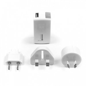 Targus 2-in-1 USB Wall Charger & Power Bank - White