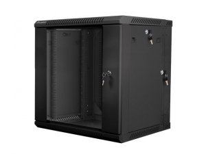 Lanberg Szafa instalacyjna wisząca dwusekcyjna 19 cali 12U 600X600mm czarna