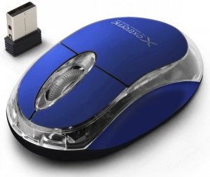 Esperanza Mysz bezprzewodowa XM105B 3D, 2.4GHz, niebieska