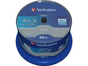 Verbatim BD-R 6x 25GB 50P CB DataLife 43838