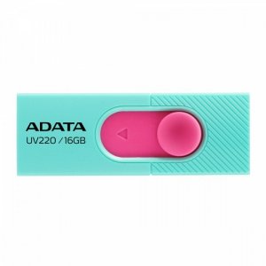 Adata Pendrive UV220 16GB USB2.0 Różowo-turkusowy