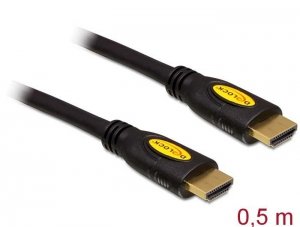 Delock Kabel HDMI-HDMI v1.4 HSE 0.5m czarny