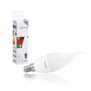 Whitenergy Żarówka LED C37L E14 7W 556lm ciepła biała mleczna