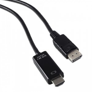 4world Kabel Display Port (M) HDMI (M) 1m czarny