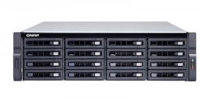 QNAP Serwer NAS TVS-1672XU-RP-i3-8G 16x 0HDD 8GB 4x3.6GHz 2xSFP+