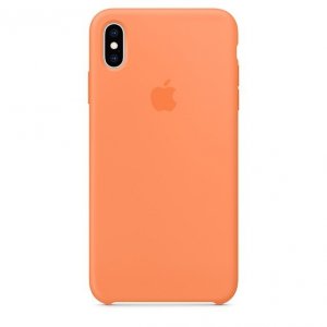 Apple Etui silikonowe iPhone XS Max - papaja