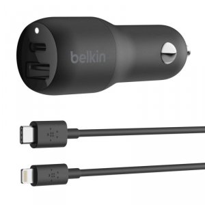 Belkin Ładowarka samochodowa 30W Dual Standal one Car Charger