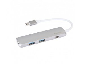 Verbatim Multi Port USB-C, 2x USB 3.0, HDMI 4K, type-c