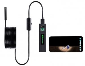 Tracer Kamera endoskopowa HardWire 5M 7MM LED USB