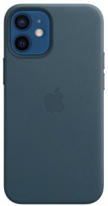 Apple Skórzane etui z MagSafe do iPhone'a 12 mini - bałtycki błękit