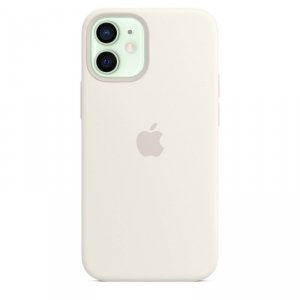 Apple Silikonowe etui z MagSafe do iPhonea 12 mini Białe