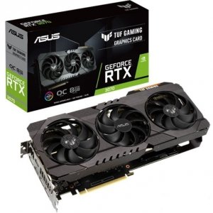 Asus Karta graficzna RTX 3070 TUF Gaming OC 8GB GDDR6X 256bit 3DP/2HDMI