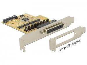 Delock Karta PCI Express do 4 x szeregowy (9 pin) z zasilaniem