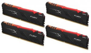 HyperX Pamięć DDR4 Fury RGB  64GB/2666 (4*16GB) CL16