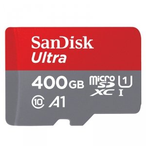 SanDisk Ultra microSDXC 400GB 120MB/s A1 + Adapter SD