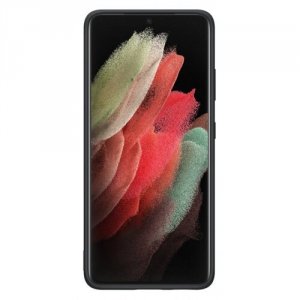 Samsung Etui Silicone Cover Black do S21Ultra