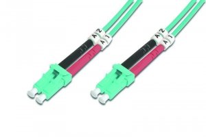 Digitus Patch cord światłowodowy FO LC-LC MM 50/125 OM3 duplex LSOH 3m