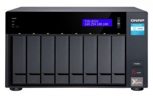 QNAP Serwer NAS TVS-872X-i3-8G  8x0HDD 5GbE/2,5GbE i3-8100T 3,1GHz