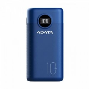 Adata Powerbank P10000QCD 10000mAh Niebieski QC/PD