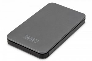 Digitus Obudowa zewnętrzna USB 3.0 Type-C na dysk SSD/HDD 2.5 cala SATA III, 9.5/7 mm, Aluminiowa