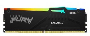 Kingston Pamięć DDR5 Fury Beast Black RGB  16GB(2* 8GB)/5600  CL36 EXPO