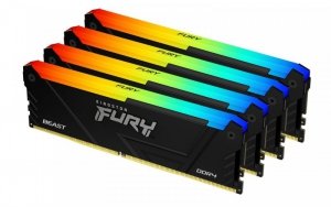 Kingston Pamięć DDR4 Fury Beast RGB 128GB(4*32GB)/2666 CL16