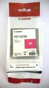 Tusz Canon PFI-107 M - magenta 130ml do iPF 670 / 680 / 685 / 770 / 780 / 785 
