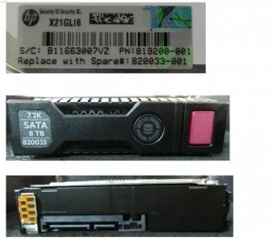 Hewlett Packard Enterprise DRV HD 8TB 6G 7.2K 3.5 SATA MDL SC