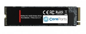 CoreParts 512GB M.2 NVME PCIe 2280 SSD 512GB SSD M.2 PCIe NVMe (M  Key) - Bulk Packaging (plastic bag)