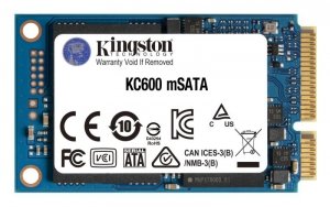 Kingston Technology KC600 mSATA 256 GB  Serial ATA III 3D TLC  Technology KC600, 256 GB, mSATA, 550 MB/s, 6 Gbit/s