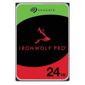 Seagate IronWolf Pro - Hard drive 24  TB internal 3.5 SATA 6Gb/s  7200 rpm buffer: 512 MB with 3 years Seagate Rescue Data