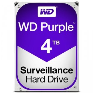 Western Digital WD Purple 4TB 24x7 Purple, 3.5, 4000 GB, 5400  RPM