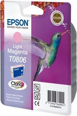 Wkład light magenta do Epson Stylus Photo R265/360/RX560/585/685; T0806