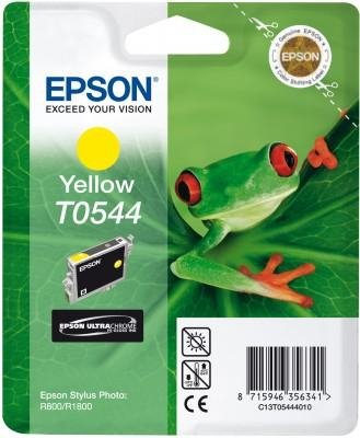 Tusz do Epson Stylus Photo R800/R1800 Yellow Ink Cartridge 400str. T0544