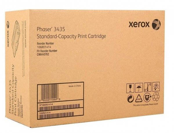 EOL Xerox Toner Phaser 3435 106R01414 4K Black