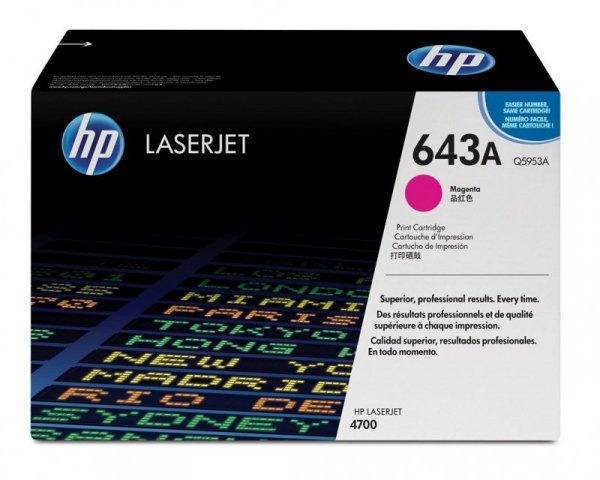 HP Toner nr 643A Q5953A Magenta 10K